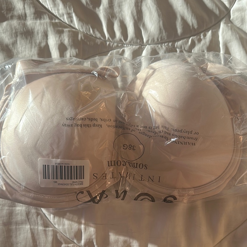 Soma Soft Beige Full Coverage Bra
